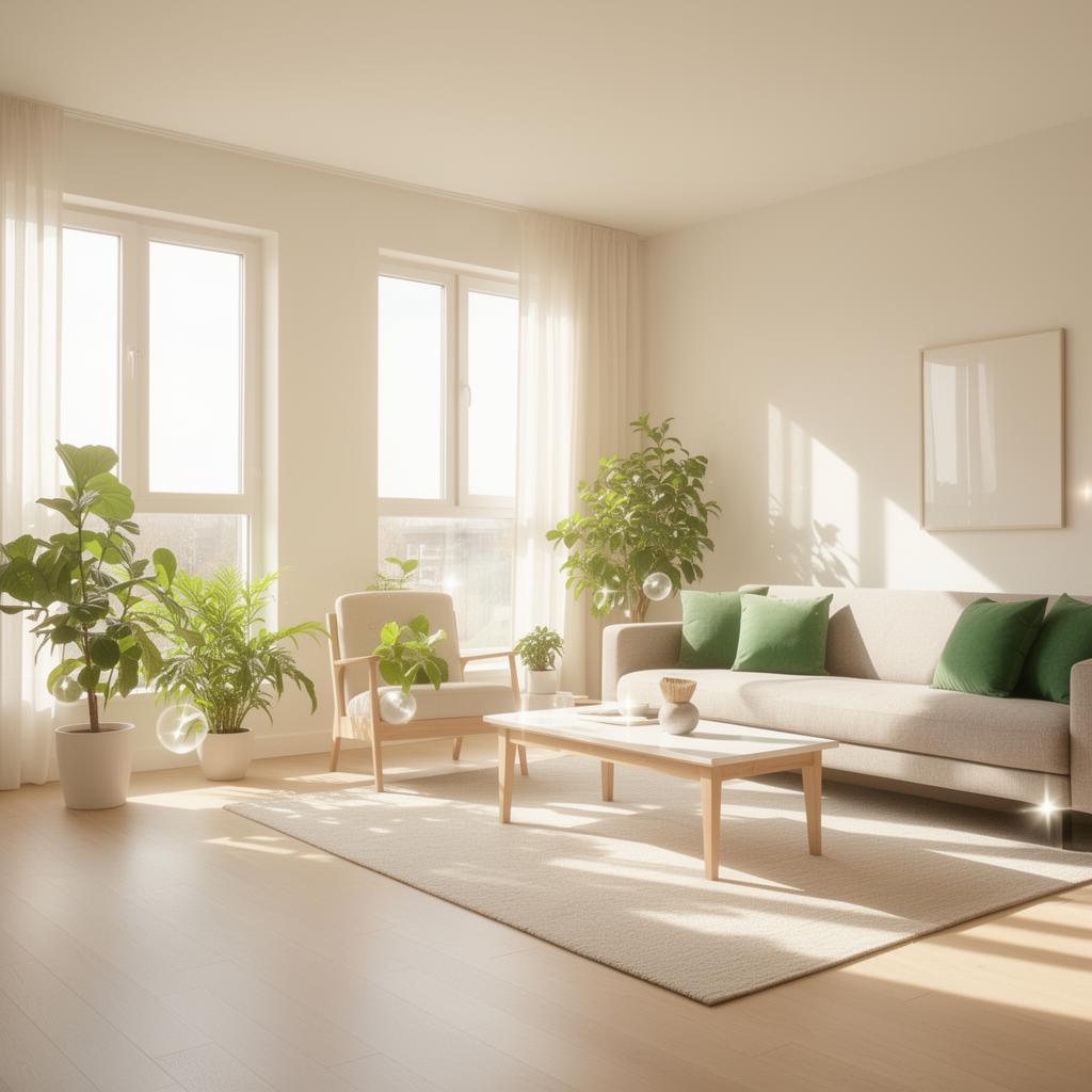 Intérieur propre et lumineux